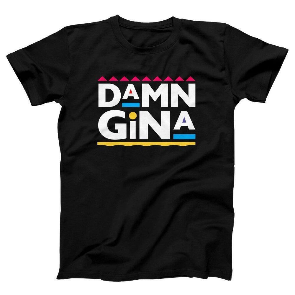 Damn Gina S Retro Sitcom Funny Classic Comedy Tv Show Meme Graphic T-Shirt